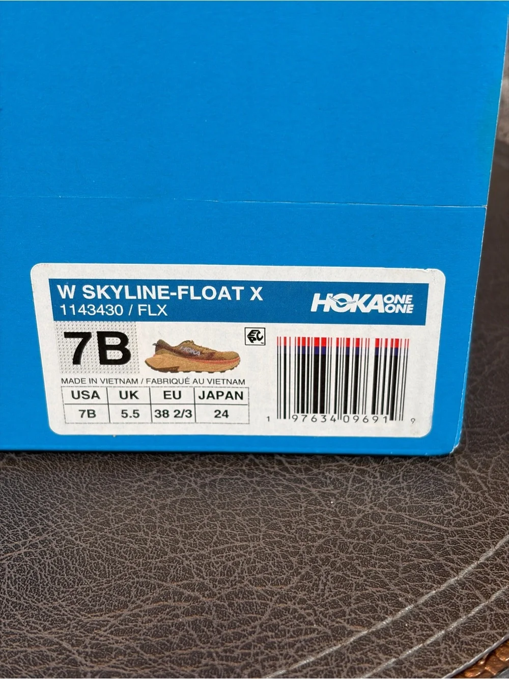 Hoka Skyline Float X Running Shoes Women's 7 - Flaxseed / Pollen